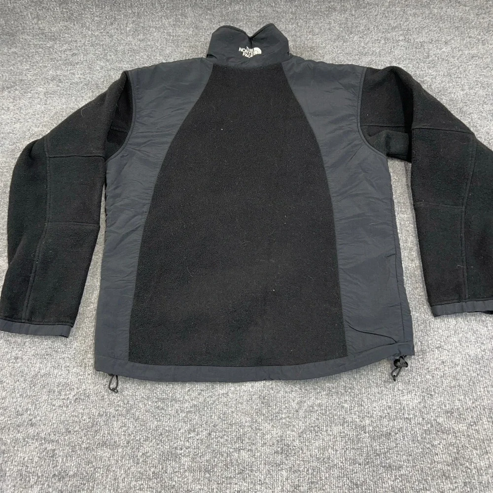 VTG The North Face Jacket Mens Medium Black‎ Fleece Ski Outdoor Pockets Full Zip